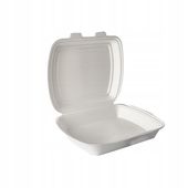 Pojemniki obiadowe styropianowe opakowania jednorazowe XPS 24x21x7cm 50szt