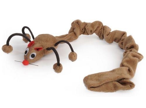 Camon Cat Toy Poliestrowa mysz z kocimiętką i długim sznurem 50cm na Arena.pl