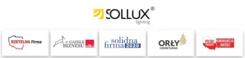 Kinkiet LUCA czarny/aluminium LED IP54 nowoczesny do Sollux led na Arena.pl