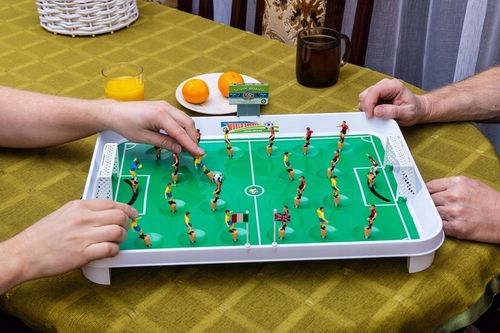 PIŁKARZYKI STOŁOWE GRA PIŁKARZYKI PIŁKA NOŻNA ZABAWKA PREZENT ŚWIĘTA DZIECI na Arena.pl