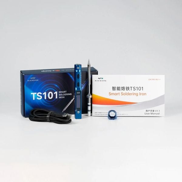 MINIWARE lutownica TS101 (I) niebieska zdjęcie 8
