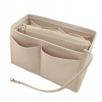 Organizer wkład do torebki damskiej L beż