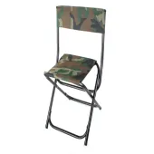Krzesło składane wędkarskie turystyczne mini taboret z oparciem
