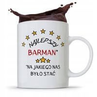 Kubek Prezent Dla Barmana Barmanki Najlepszy Z Nadrukiem Ze Zdjęciem