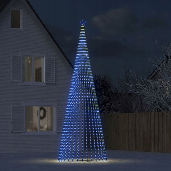 Choinka LED 1544 LEDs Niebieski 500 cm zdjęcie 4