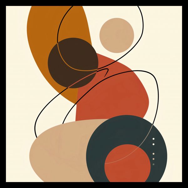 Plakat 30x30cm Geometria Harmonii zdjęcie 2