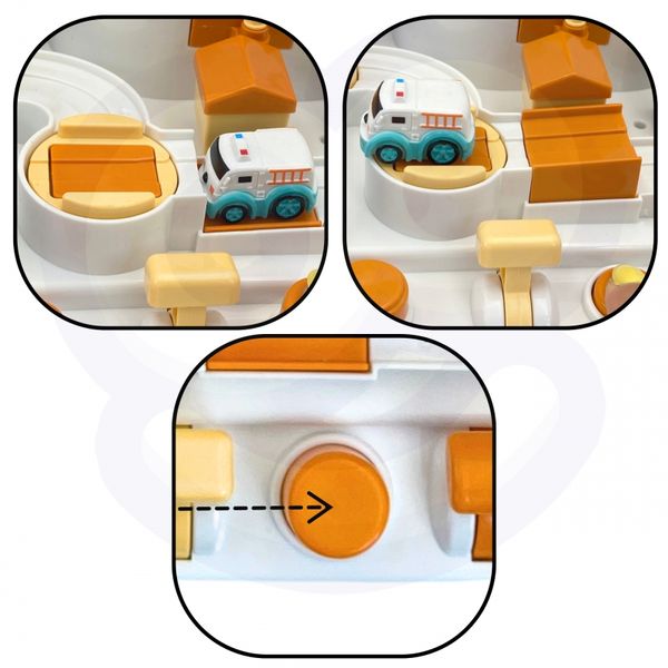 WOOPIE Interaktywny Tor Samochodowy "Kosmiczna Przygoda Pandy" zdjęcie 5