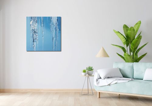 Obraz 70x70cm Kryształowe Sople na Arena.pl