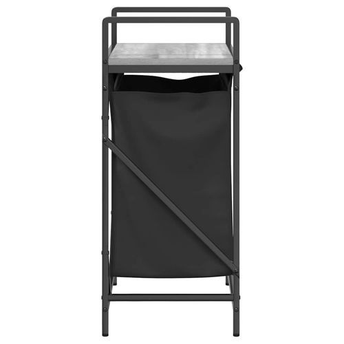 Kosz na pranie 1 komora z półką, szary dąb sonoma na Arena.pl