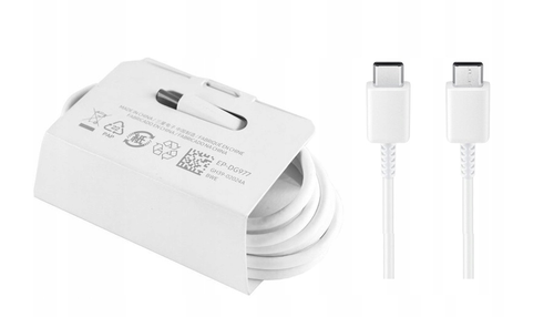 Kabel typ C - typ C biały 1m 2A na Arena.pl