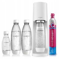saturator ekspres do wody gazowanej SodaStream Terra biały 3 butelki + CO2