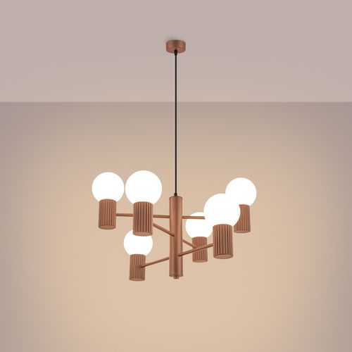 Żyrandol HALO 6 mocca na Arena.pl