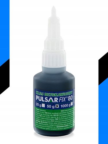 KLEJ CZARNY CYJANOAKRYLOWY PULSAR GĘSTY FIX-80 50 g na Arena.pl