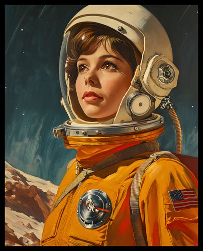 Plakat 40x50cm Pionierka Kosmosu na Arena.pl
