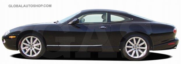 JAGUAR XK8 / XKR TYPE - Listwy CHROM na drzwi boczne dekoracyjne chromowane zdjęcie 1