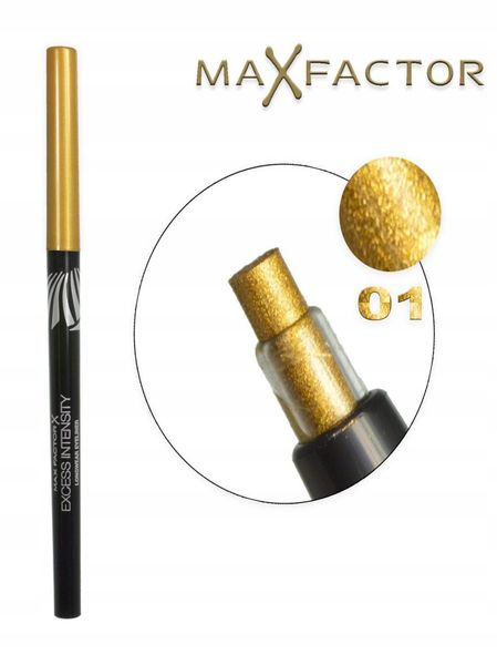 Max Factor Excess Intensity Longwear Eyeliner 01 Excessive Gold zdjęcie 2