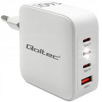 Ładowarka zasilacz do laptopa 140W GaN 5-20V 2.5-5A 3xUSB-C PD 1xUSB QC 3.0
