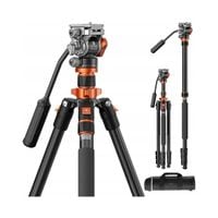 Statyw fotograficzny video K&F Concept K234A7 z głowicą olejową FH-03
