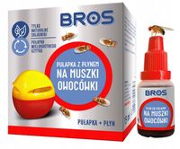 zestaw bros - pułapka z płynem na muszki owocówki + płyn do pułapki