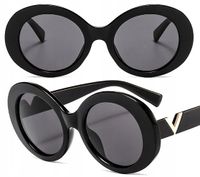 Okulary Retro Owalne Kurt Cobain Muchy Lenonki