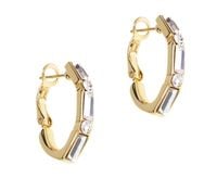 kolczyki koła z kryształkami z kolekcji classic (p8007au)