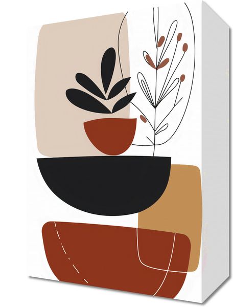 Obraz 20x30cm Botaniczna Abstrakcja zdjęcie 1