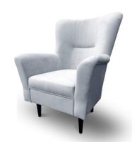 Fotel ALEX na drewnianych nóżkach