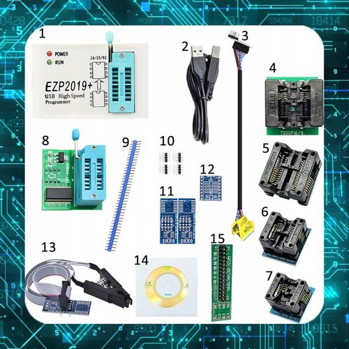 Zestaw Uniwersalny Programator EEPROM i Flash EZP2019+USB SPI EPROM BIOS na Arena.pl