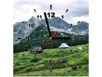 30X30CM ZEGAR CHATY TATRZAŃSKIE OBRAZ DREWNO