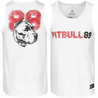 PIT BULL tank DOG 89 slim fit tanktop white od ARI roz L