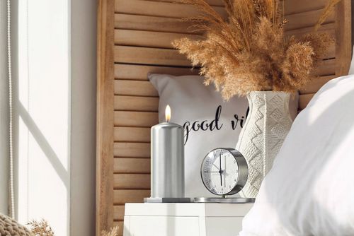 Świece pieńkowe walce stopniowane BISPOL Aura sw50/4-271 srebrny met. 4szt. na Arena.pl