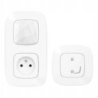 Valena allure with Netatmo Legrand 752595 - zestaw startowy podstawowy (gniazdo control, łącznik bezprzewodowy wyjście/powrót) BIAŁY