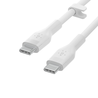 Przewód USB-C na USB-C 2.0 silicone 1M biały BELKIN