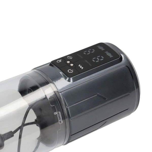 Ultralift - Automatic Waterproof Masturbator Pump - Gun Metal zdjęcie 7