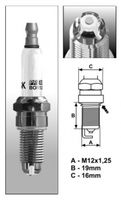 BOR12LGS (3092) świeca zapłonowa BRISKPremium LGS - spark plug