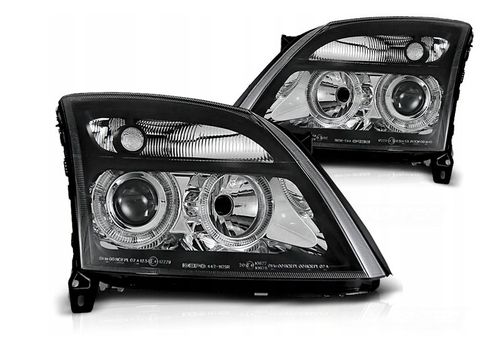 LAMPY REFLEKTORY Do OPEL VECTRA C Od 2002 Do 2005 Roku RINGI SOCZEWKI BLACK na Arena.pl