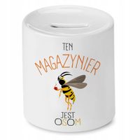 Skarbonka Dla Magazyniera Ten Magazynier Jest Osom Z Nadrukiem Ze Zdjęciem