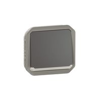 Nowe Plexo - Przycisk przełączny NO/NC z podświetleniem, mechanizm 10A-250V~ - antracyt - Legrand 069816L