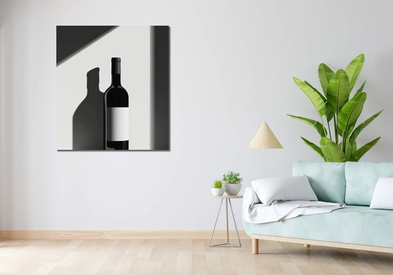 Obraz 90x100cm Butla Wina zdjęcie 2