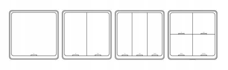 Włącznik Pilot Scen 4 Kanały 12 Program ZigBee TUYA Bezprzewodowy zdjęcie 12