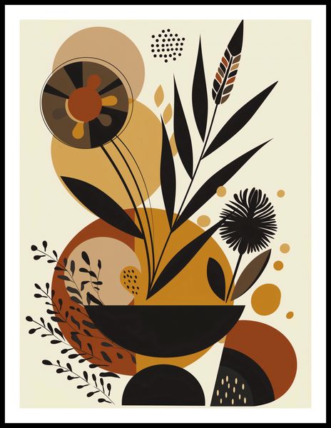 Plakat 60x80cm Ogrody Geometryczne zdjęcie 3