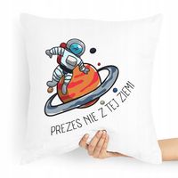 Dla Prezesa Poduszka Prezes Nie Z Tej Ziemi Z Nadrukiem Ze Zdjęciem
