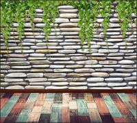 Tło Flat Lay do fotografii produktowej cegły deski