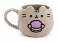 Kubeczek KUBEK CERAMICZNY PUSHEEN LIST 450 ML Ciasteczko Ciastko różowe