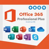 Microsoft Office 365 Pro Plus PL / Konto 5 Urządzeń Dożywotnio