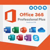 Microsoft Office 365 Pro Plus PL / Konto 5 Urządzeń Dożywotnio