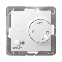 REGULATOR TEMPERATURY Z CZ. NAPOWIETRZNYM OSPEL IMPRESJA RTP-1YN/m/00 BIAŁY