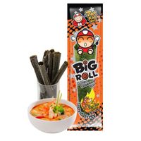 Przekąska z grillowanych wodorostów o smaku zupy Tom Yum TaoKaeNoi Big Roll Snack 3g/1szt