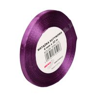 WSTĄŻKA SATYNOWA 6MM X 32M WS6-171 BREWIS ŚLIWKOWY
