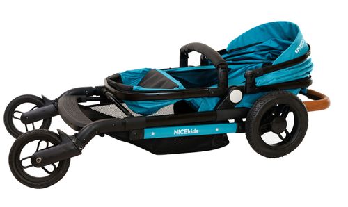 wózek dla dzieci aluminiowy 3w1 508 nicekids seledynowo czarny na Arena.pl